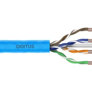 Digitus DK-1616-A-VH-5 tinklo kabelis Mėlyna 500 m Cat6a U/UTP (UTP)