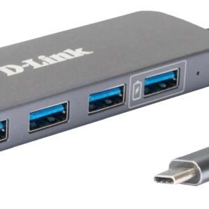 D-Link DUB-2340 sąsajos šakotuvas C tipo USB 5000 Mbit/ai Pilka - Image 1