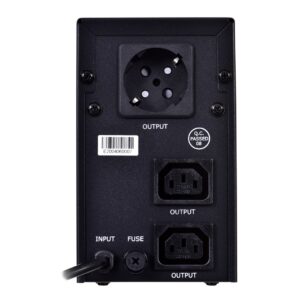Gembird EG-UPS-031 nepertraukiamo maitinimo resursai (UPS) 0,65 kVA 390 W 3 AC išvestis(ys / čių)