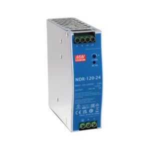 LevelOne POW-2442 maitinimo blokas 120 W Mėlyna, Sidabras