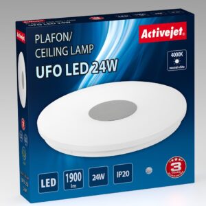 Activejet AJE-UFO 24W lubų šviestuvas Nekeičiama (-os) lemputė (-os) LED G - Image 2