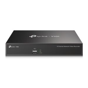TP-Link VIGI NVR1008H tinklinis vaizdo įrašymo įrenginys (NVR) 1U Juoda