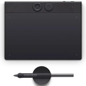 Wacom Intuos Pro Small – 2025 grafinė planšetė Juoda 187 x 105 mm USB/Bluetooth