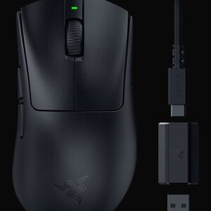 Razer DeathAdder V3 HyperSpeed kompiuterio pelė Žaidimams Dešinės rankos RF Wireless + USB Type-C Optinis 26000 DPI - Image 2