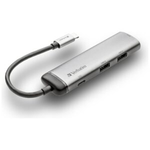 Verbatim USB-C Hub Adapteris - USB-C/2xUSB-A 3.0/HDMI aluminum 49140 - Image 2