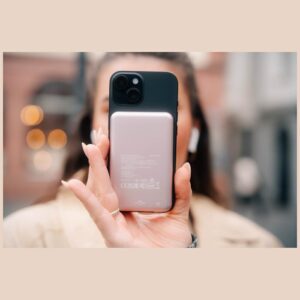 Verbatim Wireless Magnetic Power Bank `n` Go 15W 5000mAh pink 32243 - Image 5