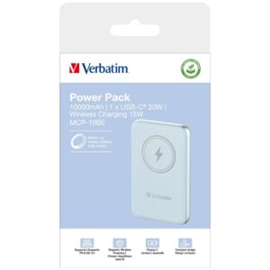 Verbatim Wireless Magnetic Power Bank `n` Go 15W 10000mAh blue 32247 - Image 6