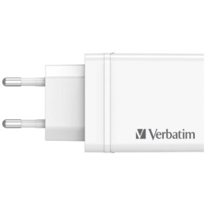 Verbatim 30W Laidinis įkroviklis 3xUSB-A/USB-C PD 3.0 CHR-30EU2 baltos spalvos 49701 - Image 3