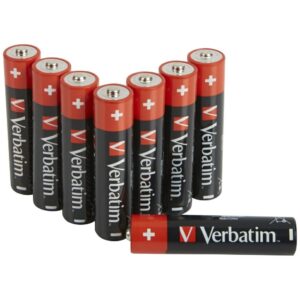 Verbatim Alkaline Battery AAA LR03 8vnt 49502