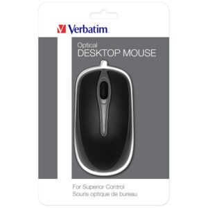 Verbatim Optical Mouse USB-A 1000 dpi black 49019 - Image 4