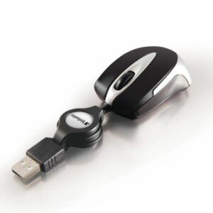 Verbatim Go Mini Optical Mouse USB-A 1000 dpi black 49020 - Image 1