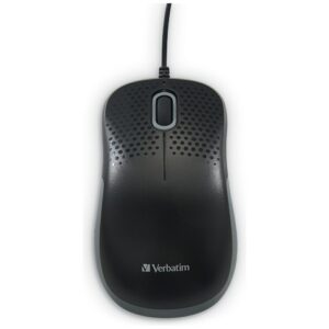 Verbatim Silent Optical Mouse USB-A 1000 dpi black 49024 - Image 1