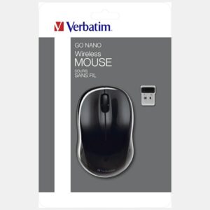 Verbatim Go Nano Wireless Mouse 1600 dpi black 49042 - Image 4