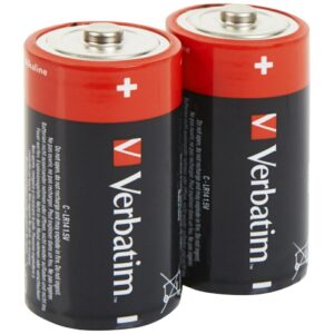 Verbatim Alkaline Battery C LR14 2vnt juodos spalvos 49922