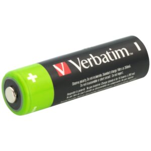 Verbatim Rechargeable Battery NiMH AA 2500mAh Premium HR6 4vnt juodos spalvos 49517 - Image 3