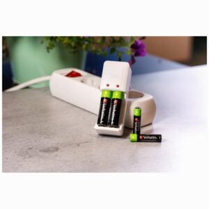 Verbatim Rechargeable Battery NiMH AA 2500mAh Premium HR6 4vnt juodos spalvos 49517 - Image 5
