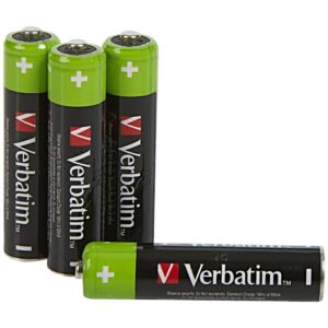 Verbatim Battery NiMH AAA 950mAh Premium HR03 4vnt juodos spalvos 49514 - Image 2