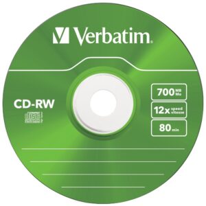 CD-RW Verbatim COLOUR SL 700MB 8-12X 5-pack Multicolor 43167 - Image 2