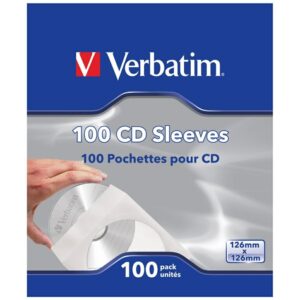 Paper envelopes for CD discs Verbatim 100vnt baltos spalvos 49976 - Image 2