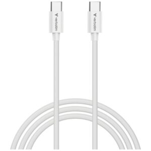 Verbatim Sync & Charge USB-C į C essentials 60W Kabelis juodos spalvos / baltos spalvos 2 vnt. 32391 - Image 5