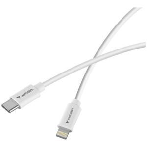 Verbatim Sync & Charge USB-C į Lightning essentials 27W Kabelis juodos spalvos / white 2 pcs. 32392 - Image 3