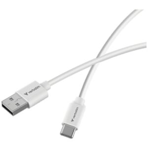 Verbatim Sync & Charge USB-C į A essentials 18W Kabelis juodos spalvos / baltos spalvos 2 vnt. 32393 - Image 3