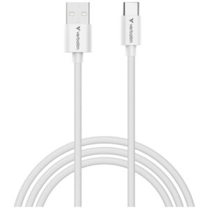 Verbatim Sync & Charge USB-C į A essentials 18W Kabelis juodos spalvos / baltos spalvos 2 vnt. 32393 - Image 5