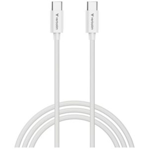 Verbatim Sync & Charge USB-C į C essentials 3 m 100W Kabelis baltos spalvos 32409