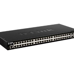 D-Link DGS-1520-52/E tinklo komutatorius Valdomas L3 10G Ethernet (100/1000/10000) 1U Juoda - Image 1