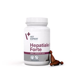VETEXPERT Hepatiale forte Small breed - papildai šunims ir katėms - 40  tablečių