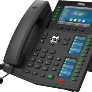 Fanvil X6U V2 IP telefonas Juoda 20 linijos LCD „Wi-Fi“ - Image 1