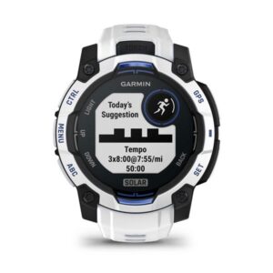 Garmin Instinct 2,29 cm (0.9") MIP 45 mm Skaitmeninis 176 x 176 pikseliai Lietimui jautrus ekranas Juoda, Balta GPS (palydovinis)