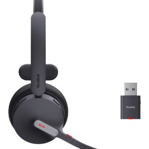 Yealink WH64 Hybrid Mono UC Laisvų rankų įranga Bevielis Su lankeliu Biuras / skambučių centras Mikro USB Bluetooth Juoda - Image 2