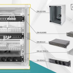 Digitus DN-10-SET-2 lentyna Sieninis stovas Pilka - Image 1