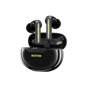 Buxton BTW 7200 Black Tuya - Belaidės ausinės su įkrovimo dėklu, juodos spalvos - Image 2