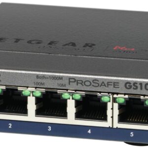 NETGEAR GS105E-200PES tinklo komutatorius Valdomas L2/L3 Gigabit Ethernet (10/100/1000) Pilka - Image 2