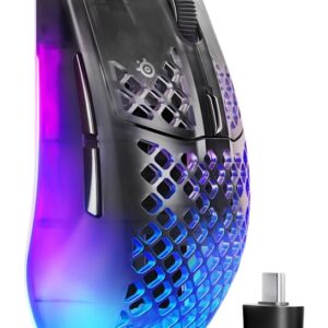 Steelseries Aerox 3 Wireless Gen 2 kompiuterio pelė Žaidimams Dešinės rankos RD belaidis ryšys + „Bluetooth“ Optinis 26000 DPI - Image 2