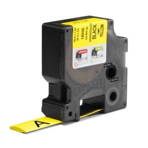 DYMO 18058 etikečių juostelė Juoda ant geltonos - Image 2