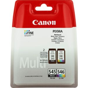 Canon PG-545/CL-546 rašalo kasetė 2 vnt Originalus Standartinė išeiga Juoda, Žydras, Rausvai raudona, Geltona - Image 1