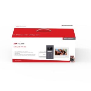 Hikvision DS-KIS704EY-ACW2/ALUMINUM vaizdo telefonspynės sistema 2 MP 17,8 cm (7") Pilka, Balta
