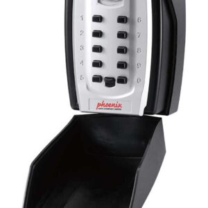 Phoenix Safe Co. KS0003C raktų spintelė / lentyna Metalas Juoda, Sidabras
