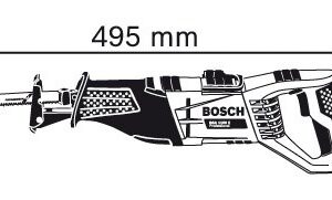 Bosch GSA 1100 E Professional 2700 spm 1100 W Juoda, Mėlyna, Raudona - Image 3