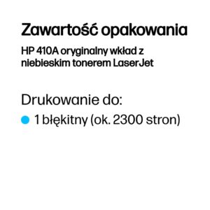 HP 410A Cyan Original LaserJet Toner Cartridge - Image 2