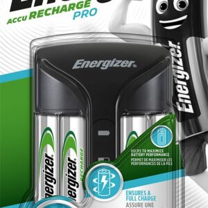 Energizer Pro ACU HR6 POW baterijų įkroviklis + 2 AA 2000 mAh baterijos