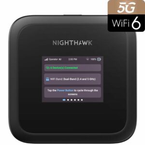 NETGEAR M3 belaidis maršrutizatorius Dviguba juosta (2,4 GHz / 5 GHz) Juoda
