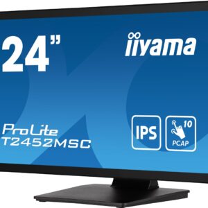 iiyama ProLite T2452MSC-B1 kompiuterio monitorius 60,5 cm (23.8") 1920 x 1080 pikseliai „Full HD“ LCD Lietimui jautrus ekranas Daugybė naudotojų Juoda - Image 2