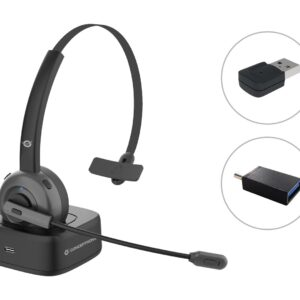 Conceptronic POLONA03BDA Ausinės be mikrofono ir ausinės su mikrofonu Bevielis Su lankeliu Biuras / skambučių centras Bluetooth Įkrovimo stovas Juoda - Image 1
