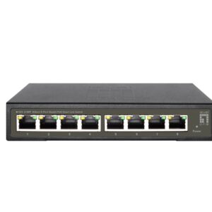 LevelOne GES-2108P tinklo komutatorius Valdomas L2 Gigabit Ethernet (10/100/1000) Maitinimas per Eternetą (PoE) Juoda - Image 1