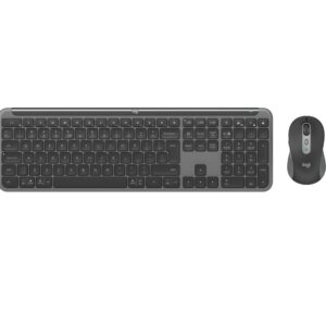 Logitech 920-012490 klaviatūra Pelė įskaityta Biuras RD belaidis ryšys + „Bluetooth“ QWERTY JAV tarptautinė versija Grafitas - Image 3