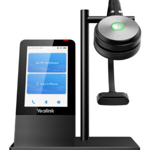 Yealink WH66 Mono UC Laisvų rankų įranga Bevielis Su lankeliu Biuras / skambučių centras USB A tipo Bluetooth Įkrovimo stovas Juoda - Image 3